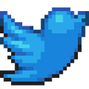 Twitter pixer art icon