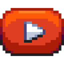 Youtube pixer art icon